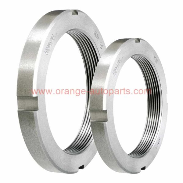 China Supplier Sus304 Din 981 Km Locknuts Round Slotted Shaft Nuts