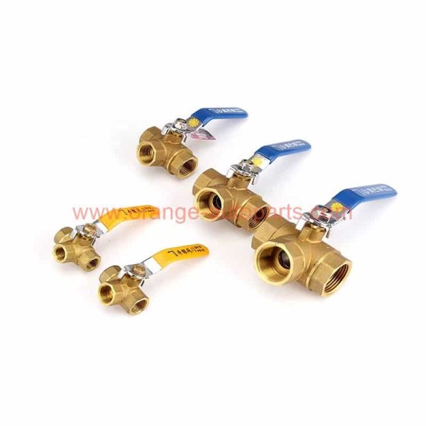 China Manufacturer T/l Type Brass 3 Way Gate Valves Three Way Ball Valves Dn15 Dn20 Dn25