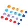 China Supplier T3 T5 T8 12mm Colored Baby Resin Snap Buttons Plastic Snaps Clothing Accessories Press Studs