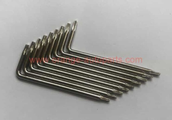 Factory Price T6-t8 Nickle Plated 45# Steel L Shape Torx Key Wrench