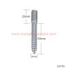 China Supplier Torx Head Zinc Coated Double Sided Furniture Wood Screws M8*60 M8*80