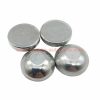 China Supplier Toy Accessories Mirror Polished Steel Solid Half Ball