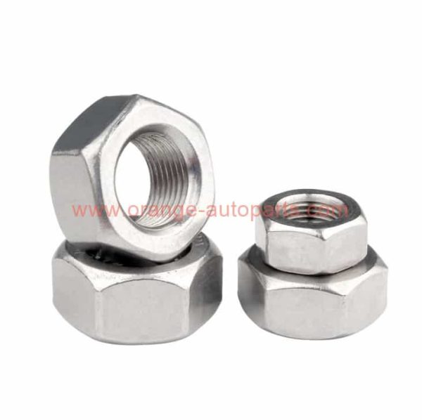 China Manufacturer Unf 1/4-28 5/16-24 Stainless Steel 304 Hex Nut Fine Thread Hexagon Nut