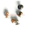 China Supplier Various Color Brass Screw Rivet,Brass Button Studs For Leather/pacifier Nail