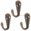 Wholesale Price Vintage Bronze Single Robe Hook Wall Mounted Clothes Coat Hooks Hanger Holder Rack