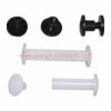 Wholesale Price White Or Black Nylon Pom Plastic Account Book Screws Male Female Binding Snap Rivet Screws