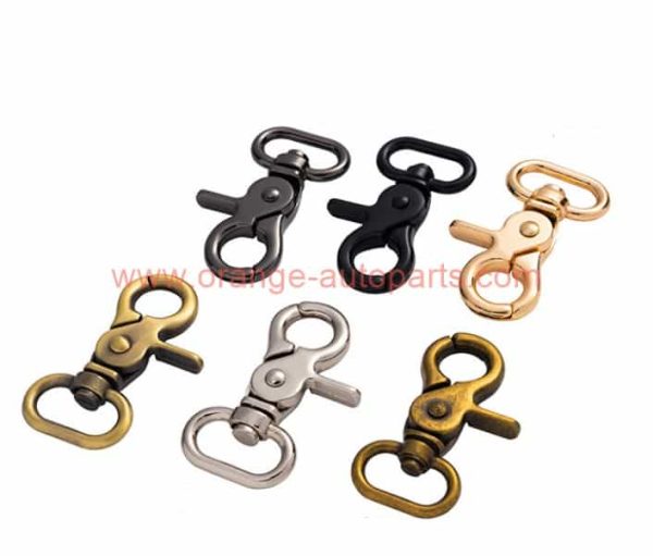 China Supplier Zinc Alloy Dog Metal Collar Buckle Clamp Pet Hook Spring Buckle