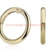 Factory Customized Zinc Alloy Key Chain Metal O Ring Circle Round Carabiner For Handbag