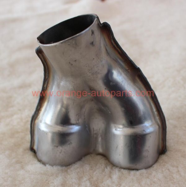 China Factory Exhaust Accessories Y Pipe For Connector Muffler Pipe For Catalytic Converter