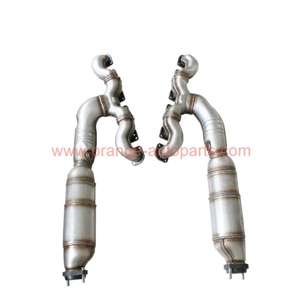 China Factory Exhaust Catalytic Converter For Bmw 760 12 Cylinder Euro4 Ceramic Catalyst