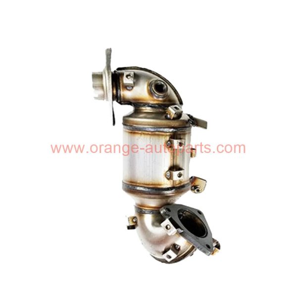 China Factory Exhaust Catalytic Converter For Luxgen Round Catalyst Box