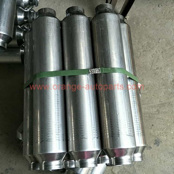 China Factory Exhaust Component Stainless Steel Universal Exhaust Muffler Box With Different Size