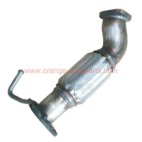 China Factory Exhaust System Front Exhaust Muffler With Flexible Pipe For Hyundai Mistra