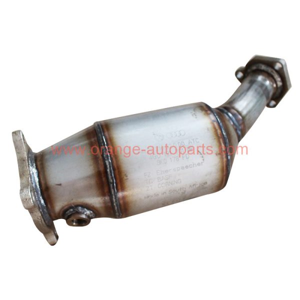 China Factory Fit Audi A6 2.0t Catalytic Converter With Euro4 Ceramic Catalyst Inside