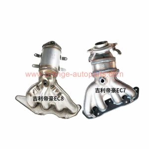 China Factory Fit Geely Emgrand Ec7 Ec8 Exhaust Manifold Catalytic Converter With Factory Sale ly