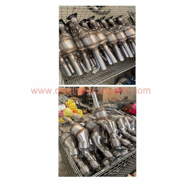 China Factory Precision Welding Stainless Steel Three Way Middle Catalytic Converter For Hyundai Sonata 2.7