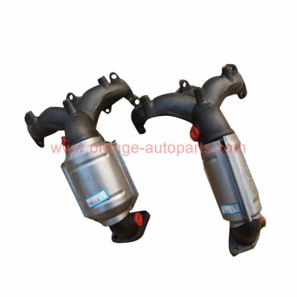 China Factory Stainless Steel Front Catalytic Converter For Hyundai Santafe 2.7 Old