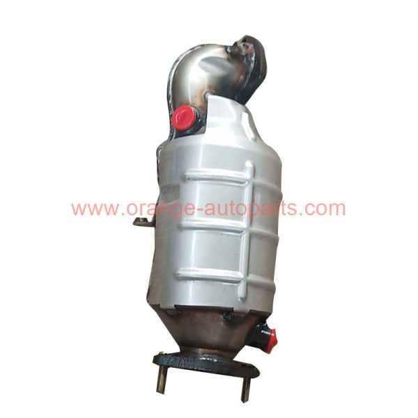 China Factory Three Way Catalytic Converter For Zotye T600 1.5t With Coated Ceramic Substrate